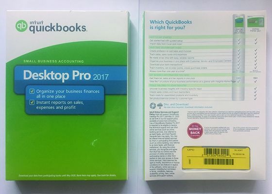 Cina Software Akuntansi Bisnis QuickBooks Desktop 2017 DVD Media pemasok
