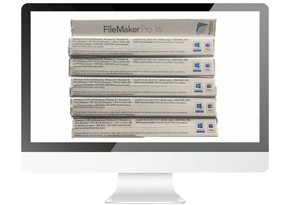 Cina Paket Filemaker FPP Inggris / Prancis Pro Windows MAC Genuine Software pemasok