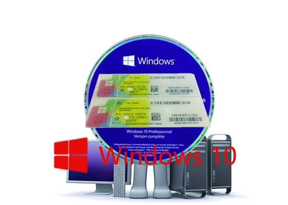 Cina 100% Bekerja Kunci Seri Windows 10 Kunci Produk 64 Bit Versi Lengkap Online Aktifkan, Windows 10 Pro Coa Sticker pemasok