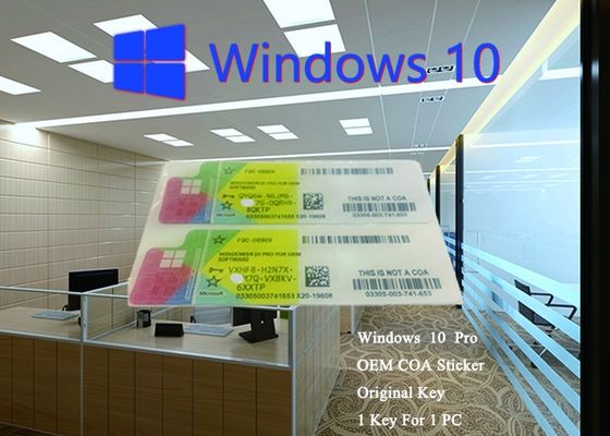 Cina Windows 10 Pro Kunci Enterprise Kunci Produk, Aktivasi Online 64bit pemasok