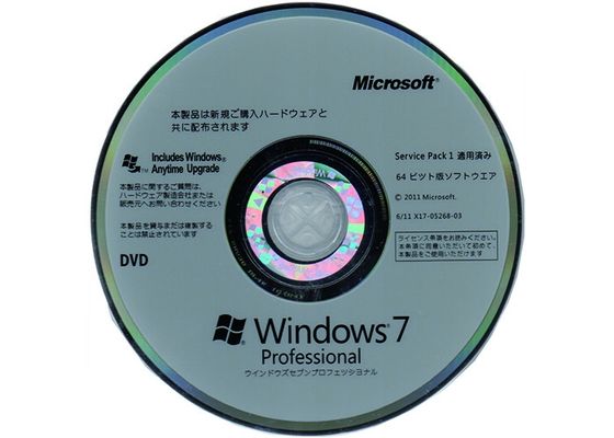 Cina Windows 7 Pro Pack Asli 64Bit OEM Systems Full Version Software pemasok