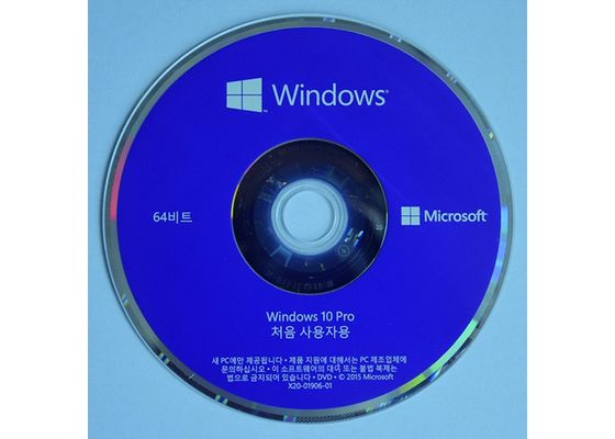 Cina OEM Sticker Full Version Microsoft Windows 10 Pro Dvd Multi Bahasa pemasok