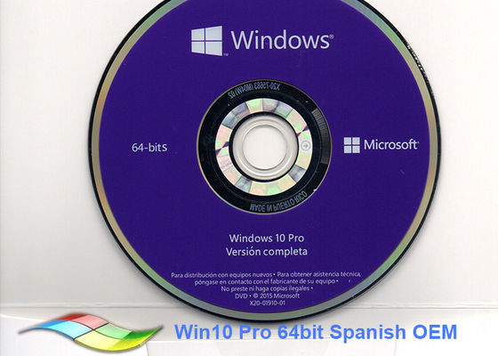 Cina Versi Asli Asli Windows 10 Pro OEM Sticker Windows 10 64 Bit Dvd pemasok