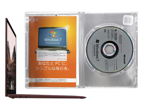 Cina 100% Perangkat Lunak Sistem Asli Windows 7 / Win 7 Fpp DVD Media pemasok