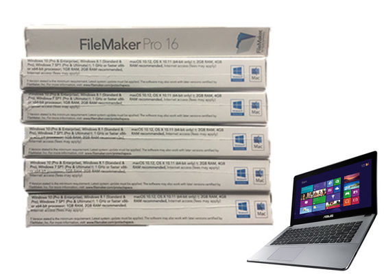 Cina 100% Original FileMaker Pro 16 Genuine Software Online Aktifkan Filemaker Pro Windows 7 pemasok