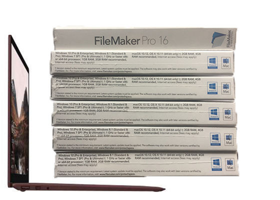 Cina 100% Original FileMaker Pro 16 Paket Ritel Paket HL2C2ZM / A Untuk MAC pemasok