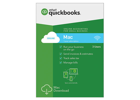 Cina Perangkat Lunak Mac Online QuickBooks Desktop 2017 1 Tahun Berlangganan pemasok