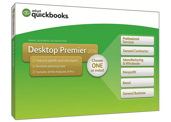 Cina Edisi Industri Quickbooks Pro 2017 Dengan Pengguna Penggajian 4, Quickbooks Enterprise 2017 pemasok