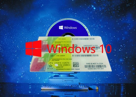 Cina Versi Lengkap Windows 10 Pro COA Sticker Bekerja Serial Key Customizable FQC 64bit Systems pemasok