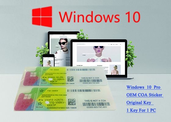 Cina Menangkan 10 Pro USB Prancis 3.0 Paket Kunci Produk Windows 10 FQC -08920 Kunci OEM Terverifikasi pemasok