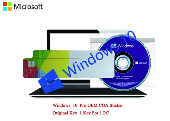 Cina Bahasa Polandia MS Windows 10 Pro COA Sticker 64bit Online Aktifkan COA X20 pemasok