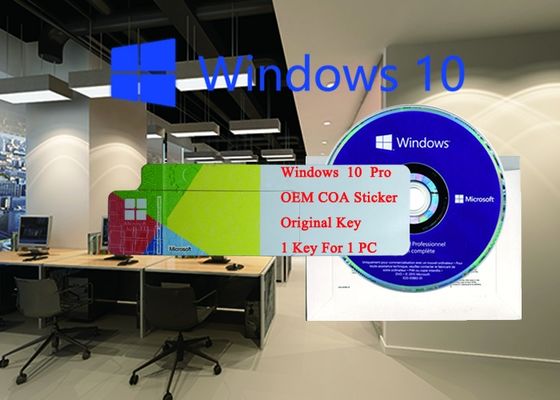 Cina Bahasa Jepang COA Sticker Windows 10 Pro Online Aktifkan Lisensi Sticker baru pemasok