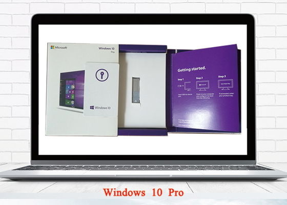 Cina Windows 10 Pro FPP Kotak Ritel Bahasa Inggris 100% Asli Kotak Ritel Merek Asli pemasok