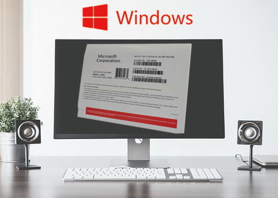 Cina Irlandia Windows 7 Lisensi Sticker / Windows 7 Professional Coa Sticker FQC-80730 pemasok